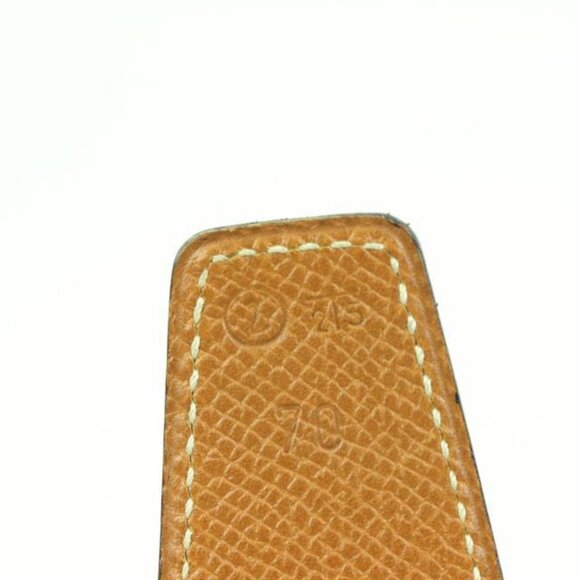 Hermès Black x Brown 32mm H Logo Belt Kit Gold Buckle 3h318s main image 7